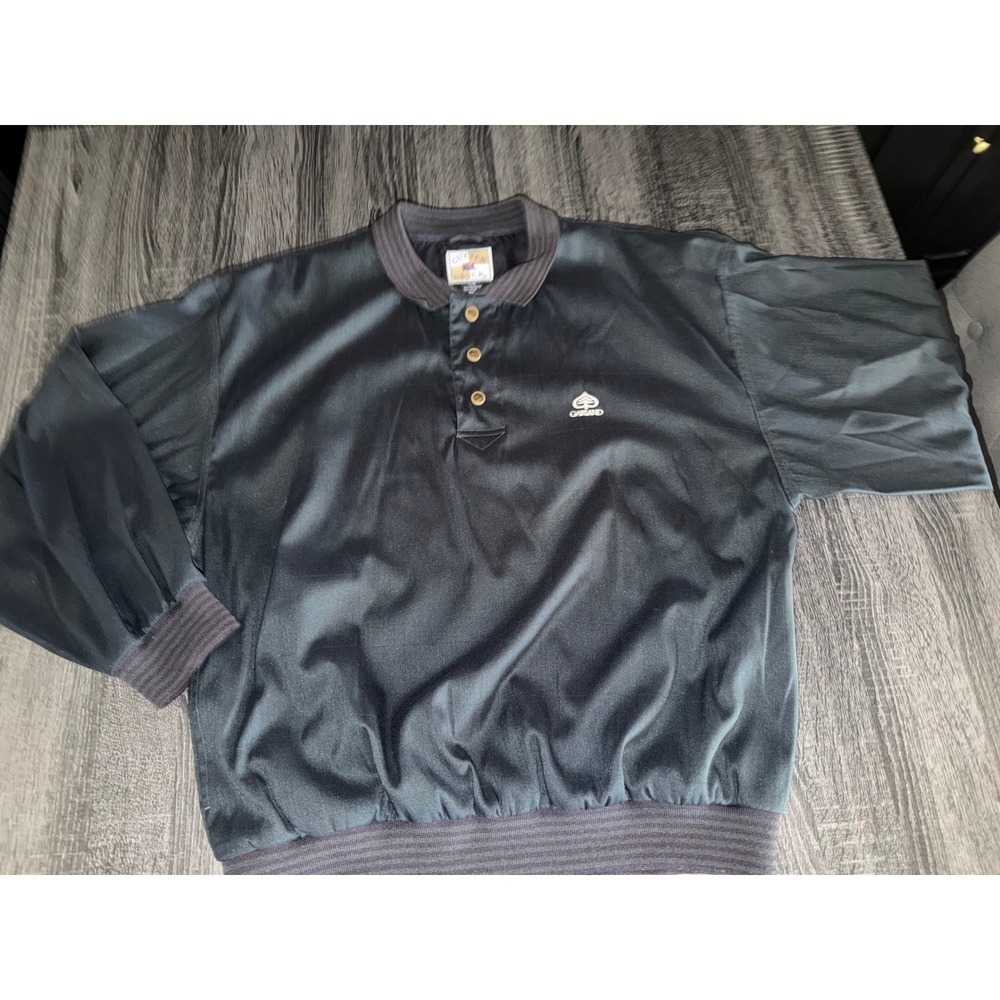 Cutter & Buck Mens ClimaGuard Windbreaker Pullover Herringbone Gorpcore Large